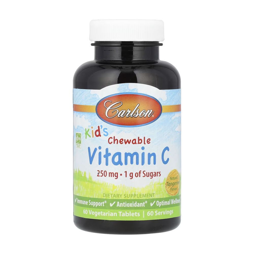 Carlson For Kids Chewable Vitamin C - 60 tabs