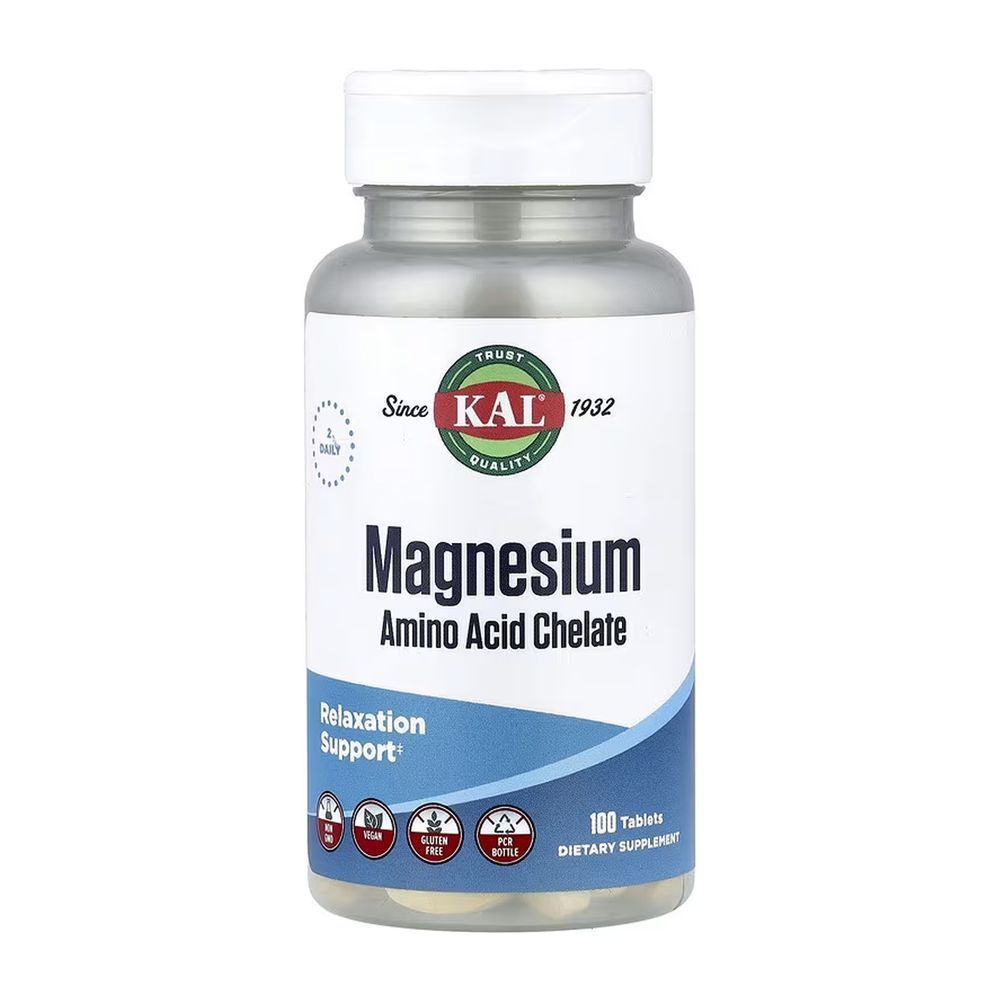 Magnesium Amino Acid Chelate 220mg - 100 tabs