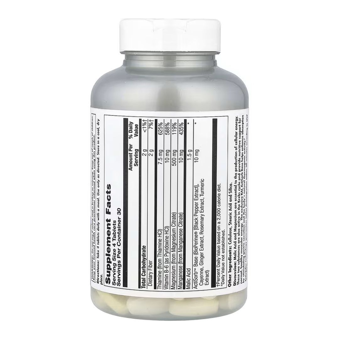 Malic Acid with Magnesium - 120 tabs