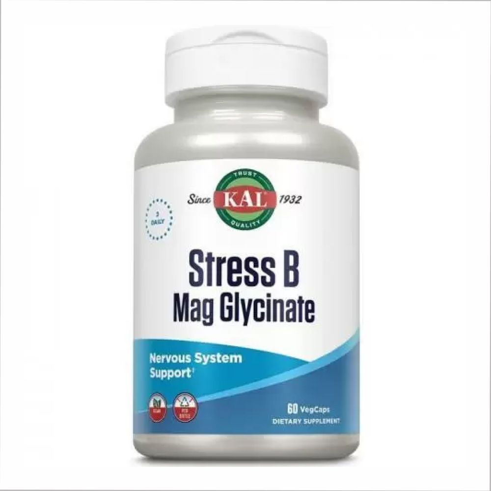 (В транзите) Stress B Magnesium Glycinate - 60 vcaps