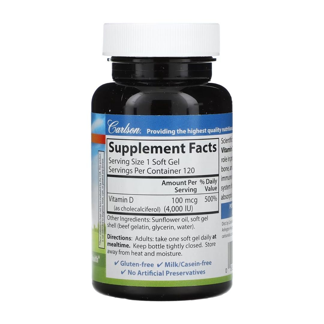 Vitamin D 4000 IU - 120 softgels